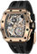 TSAR BOMBA Montre Homme Automatique - Montres Tonneau de Luxe - Mouvement Japonais - Verre Saphir de Luxe - Etanche 50m - Lumineux