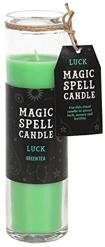 Something Different - Kerzen Magic Spell Luck, Tee-Grün (21 cm x 6 cm x 6 cm) (Grün)