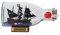 ANACRO Bouteille en Verre Modèle De Bateau Pirate, Modèle Créatif De Bouteille De Dérive, Décoration Exquise pour La Maison