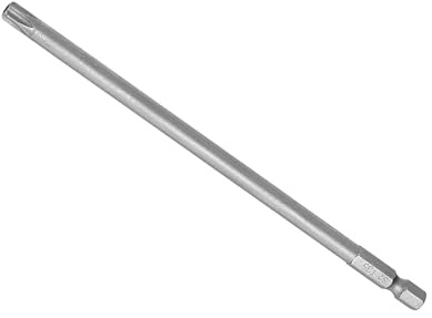 CoCud T35 Torx-Schraubendreher-Bit 6 lang 1/4-Zoll-Sechskantschaft | 1 Stück, magnetischer Sicherheits-Tamper-Proof-Star-Bohrer, Zur Reparatur