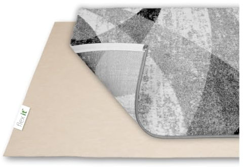 flex it Classic Comfort 240x300 cm Antirutschmatte für Teppich Ohne Weichmacher - Wärmeisolierende rutschfeste Teppichunterlage groß Teppichstopp Antirutsch Vlies Teppichunterleger Wohnzimmerteppich