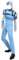 lovtuwr Cosplay Kostüm Jojos Bizarre Adventure Cosplay Anime Uniform Joe Kid Kostüm Komplettset Für Halloween Karneval Festival(Size:XXXL,Color:Blau)