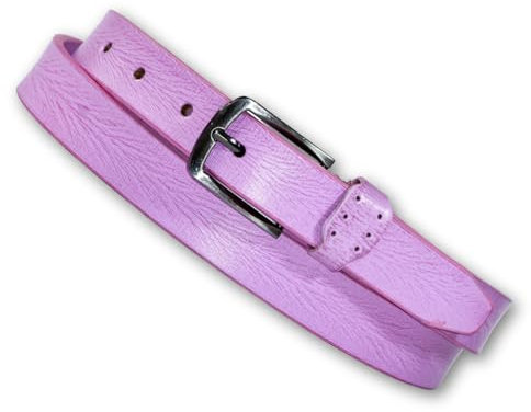 iulius Cinturón de Cuero Rosa Fucsia para Mujer y Chica - Ajustable y Elegante, Ideal para Cinturas de 75-85 cm - Perfecto para Realzar Cualquier Atuendo Casual o Formal