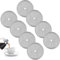 8 Pack 2.75in Replacement Stainless Steel Reusable Cafetiere Coffee Press Filter Mesh Screen for Cafetiere 1 Cup/12 Oz/ 350 Ml