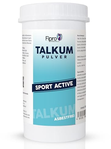 Sucelos TALKUM PULVER 300 g Feines asbestfreies Sporttalkumpuder – mischbar mit Kreide – Für Sport und Freizeit Fitnessstudio Fitnesscenter Gewichtheben Klettern Turnen Billard