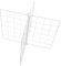 Happyyami 4grids Freezer Separator Divider Iron Wire Storage Organizer for Efficient Fridge and Freezer Organization Space-Saving Divider for Shelves and Compartments Grid Design