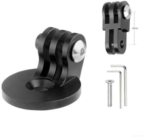 Gdfnmogo Aluminium Alloy For Bike Stem Top Cap Mount for Action Camera, M6*P1*L35mm Headset Cap Screw for 28.6mm For Bicycle Stem, Secure Camera Holder with