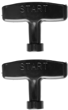 Hopzab 2 Pcs Gasoline Engine Starter Handle Grip, for Lawn Mower, Chainsaw, Generator, Trimmer, Water Pump, Small Engines