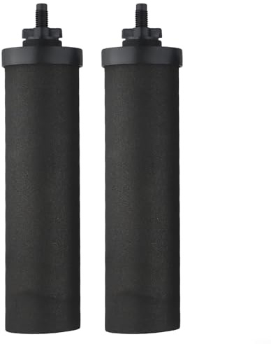 Élément de filtre à eau au charbon actif certifié NSF - Filtres en coquille de noix de coco pour une utilisation en extérieur et en intérieur - Capacité de 2000 litres