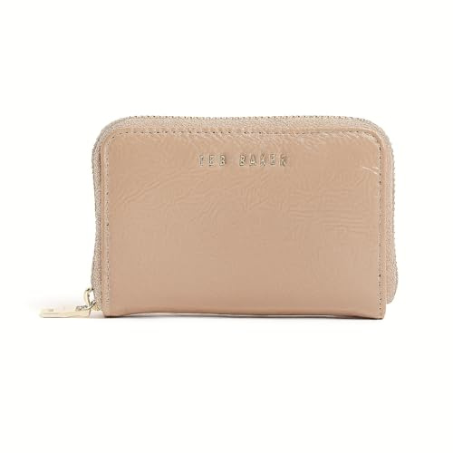 Ted Baker Geldbörse Crinnie Crinkle Icon Small Zip Around Purse Stone Taupe