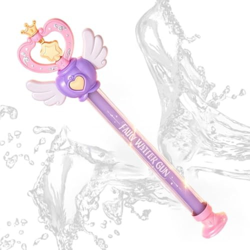 Pistolet À Eau | Pistolet À Eau Baguette Magique, d'eau À Longue Portée - pour Activités Estivales en Extérieur, Piscine, Jardin,Interaction Parent-Enfant