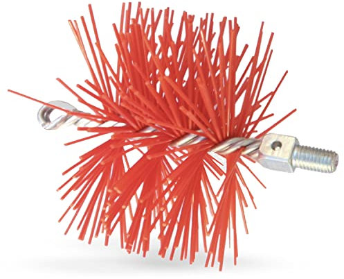 BARETTO Scovolo Canna Fumaria per Kit Pulizia Camino in Nylon, Ricambio per la Pulizia della Canna Fumaria (160 mm)