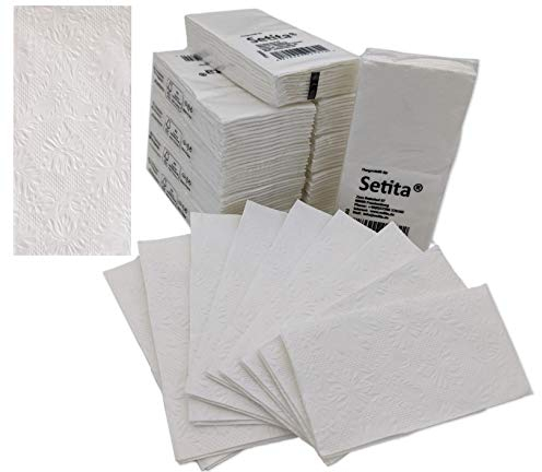 10 Packung Taschentücher Ornament Perlmutt Hochzeit, Freudentränen geprägt Moments