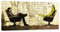 Banksy - Boss and Dock 80x160cm - Bilder Leinwanddrucke/Wandbilder Street art Graffiti Kunstdruck 2cm (div.Größen) - Leinwandbild Wandbild/fertig aufgespannt/fertig zum aufhängen