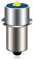 Ruiandsion Upgrade LED Taschenlampe (1er Pack) 3W 6-24V 200LM P13.5S 2525 LED Ersatzlampe für DEWALT Fackelwerkzeug Laterne Arbeitsglühlampen Ersatz, unpolar