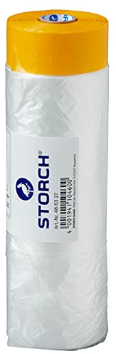 Storch CQ Folie mit Spezialpapier-klebeband Gold 270 cm x 16 m