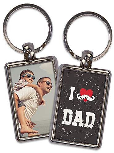 LolaPix Llavero dia del padre. Llavero personalizado. Regalo día del padre personalizado. Regalos originales. Con nombre. Ambas caras. Varios diseños.