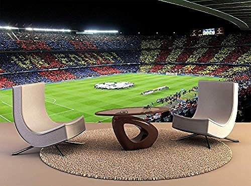 XHXI Wanddruck Poster Fc Barcelona In Arena Wandkunst Dekor Foto Tapete Poster Druck Wanddekoration fototapete 3d Tapete effekt Vlies wandbild Schlafzimmer-300cm×210cm