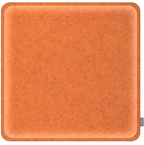 Feltd. Filz-Sitzauflage 40 × 40 cm, abgerundete Ecken, Mango | gepolstert; mit Antirutschbeschichtung