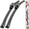 Recambo Scheibenwischer Komplett Set kompatibel für Renault Clio 3 BJ 2005-2012 (2er Set: 600mm / 400mm)