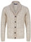 Tokyo Laundry Manji Cable Knitted Cardigan with Shawl Collar - Natural Twist - XXL