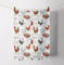 Ambiente Geschirrhandtuch, Geschirrtuch Küchentuch 70x50 cm 100% Baumwolle Landhaus Hühner Chicken Farm