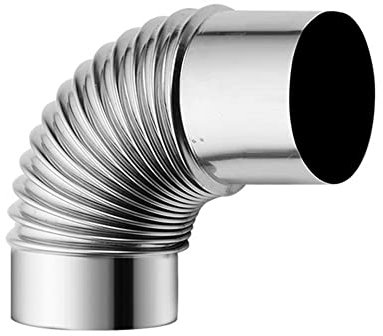 RANRAO 90 Grad Edelstahl Rohrbogen Ø 60/70/80mm Schweißbogen Schweißfitting Auspuffbogen