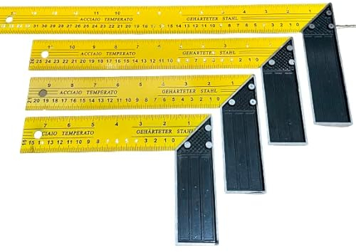 Zimmermannswinkel Schreinerwinkel Messwinkel Anschlagwinkel Tischler Winkel alle Größen 4er Set
