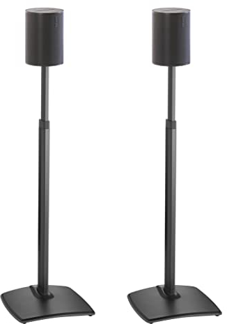 Sanus WSSE1A2-B2 Height-Adjustable Speaker Stands for Sonos Era 100™ (Pair)