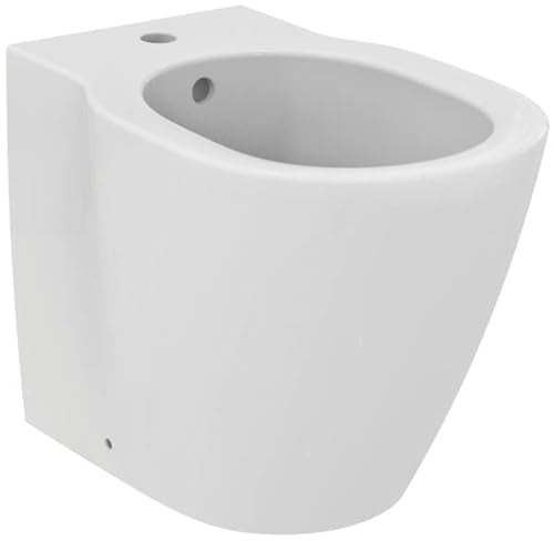 Ideal Standard - Connect, Bidet filo parete a terra universale monoforo, Bianco