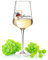 Leonardo Puccini Weinglas mit UV-Druck - Initial Flower - Personalisiert mit Namen & Monogramm - Geeignet für Wein Aperol Sangria und Lillet - Geschenke für Sie & Ihn - Farbe: Rot