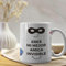 HappyMots Taza regalo Amiga Invisible | Hechas en Cerámica de Calidad | Tazas Desayuno | Apta Para el Microondas y el Lavavajillas | Tazas divertidas | Regalo amiga invisible