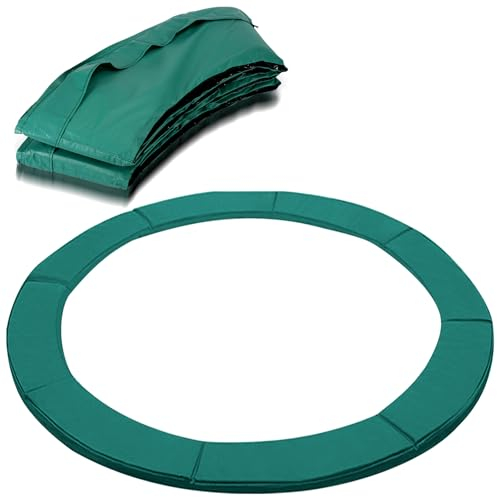 Herrselsam Trampolin Randabdeckung Reißfest Federabdeckung UV-resistent Randschutz Sicherheitsmatte Trampolinzubehör für Fitness Trampoline Grüne