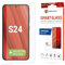 Displex Smart Glass (9H) für Samsung Galaxy S24/S25, Montagesticker, unzerbrechlich, ultra-dünn, unsichtbar