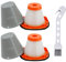 Paquete de 2 filtros de repuesto N900287 para aspiradora de mano inalámbrica Black and Decker BCHV001D1, BCHV001C1, BCHV001B 20V MAX POWERCONNECT, apto para aspiradora de mano inalámbrica CRAFTSMAN