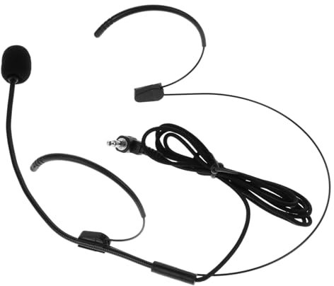 OFFSCH Stage Headset Microphone Headset Mic Transmitter Headmounted Microphone for Presentations