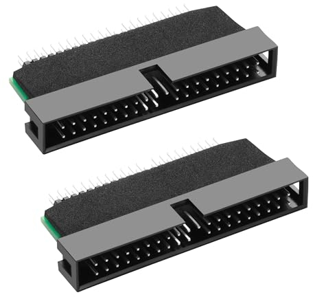 GINTOOYUN 2 PCS 44 Broches IDE à 40 Broches IDE Adaptateur 2.5 44 Broches IDE mâle à 3.5 40 Broches IDE mâle Adaptateur de Disque Dur convertisseur pour SSD, Ordinateur Portable, etc