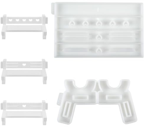 Silikon Gießform Lange Bank mit Rückenlehne - Epoxidharz Form für DIY Projekte