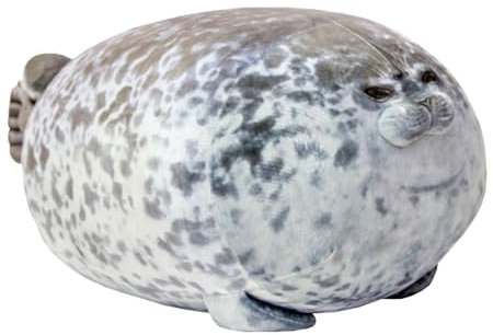 FEIEQILAI Baumwolle Seal Plüsch Spielzug Seal Pillow Siegel Umarmungskissen Versiegeln Kuscheltiere Spielzeugpuppe Kissen Siegel Plüschtier Plüschtier Umarmungskissen Chubby Seal Plüschtier