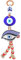 Amuleto Colgante de Pared Ojo Turco Mal de Ojo para Buena Suerte y Protección en casa (Ojo de Horus con Ojo Turco)
