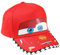 Kinder Baseball Cap, Cars Baseball Cap, Kinder caps Jungen, Cartoon Hüten, für Jungen Mädchen Geburtstag Schule Sport Sonnenschutz Verstellbare(Rot)