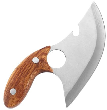 ABOOFAN Cuchillo Puntilla Cortador De Chef Acero Inoxidable Mango De Madera Herramienta De Cocina Color