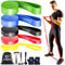 FitBeast Widerstandsbänder Set 5er, Fitnessbänder/Sportbänder mit Griffen & Türanker für Ganzkörpertraining, Krafttraining & Zuhause (5-teiliges Set 5-125 LBS)
