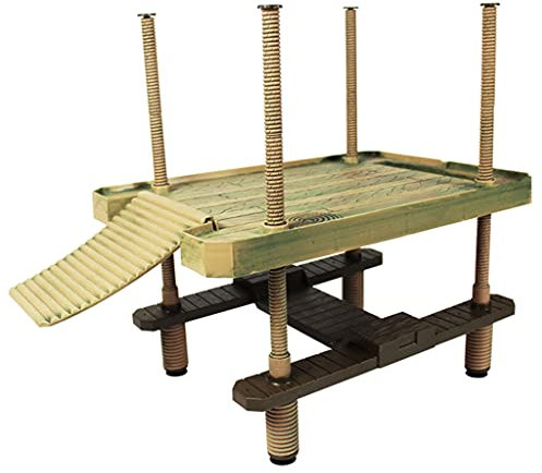 Hattba Für Schildkröten, Sonneninsel, Klettern, Haus, Aquarium, Ornamente, für Schildkröte, Spielzeug, für Schildkrötenklettern