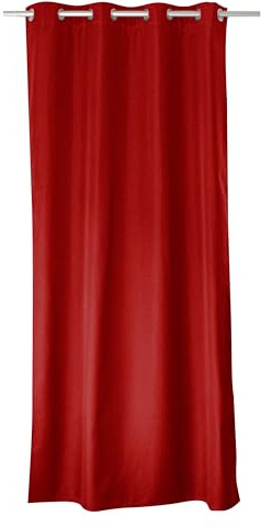 ED Enjoy Home Thermovorhang, Blickdicht, rot, 135 x 240 cm, Metallösen, Hitzeschutz, Anti-Frost, für Schlafzimmer und Wohnzimmer