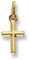 9ct Gold Ladies Cross Pendant - 12mm*8mm WJS15651