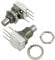 2x Long-Life Zement Potentiometer 2Mio Zyklen stehend 470Ohm ±20% 1W Vishay P11S1V0FGSZ00471MA