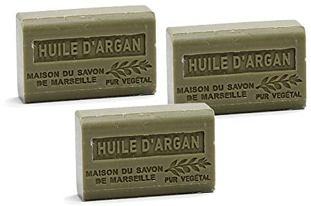 3 x Provence Seife Huile D'Argan (Arganöl) - Karité 60g