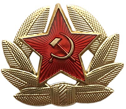 Ganwear Russische sowjetische rote Armee Stern UDSSR Kokarda Kosaken Trapper Pelz Hut Kappe Baskenmütze Brosche Abzeichen