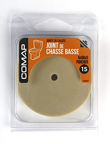 COMAP Joint de chasse basse pour chasse d'eau, WC et toilettes - 5x66x5 PORCHER - Joints de chasse - S279415, Jaune